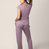 Davy Maternity & Nursing Pajama Set | Dusty Mauve