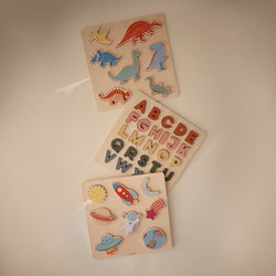 Image of Wooden Space Puzzle
