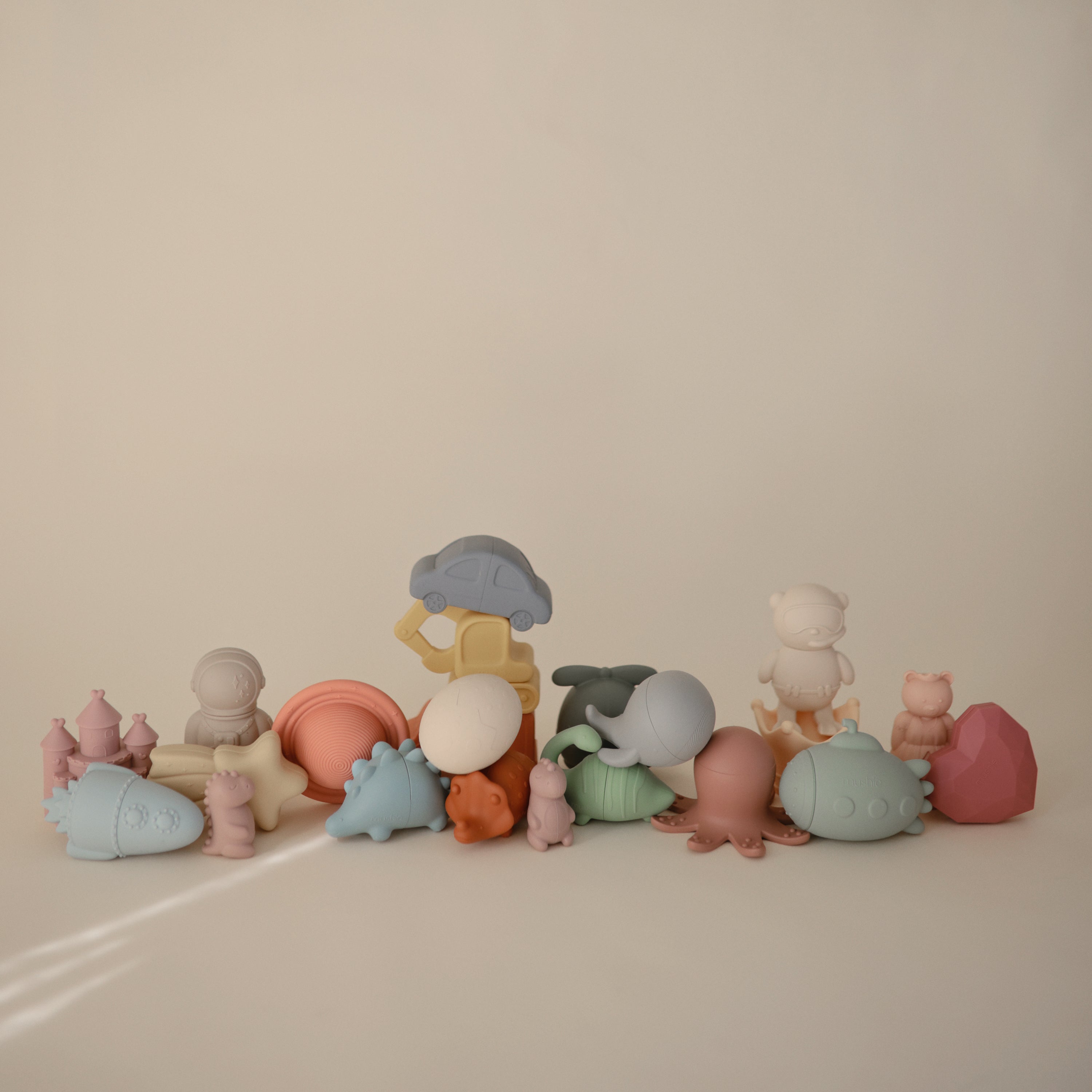 Image of Dino Mold Free Bath Play Set - 4 Pack