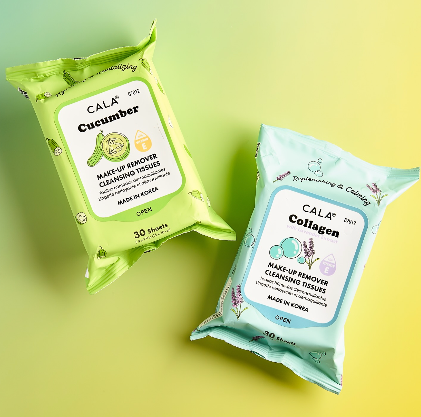 Image of Cala Makeup Remover Wipes Tissue Cleanser