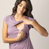 Davy Maternity & Nursing Pajama Set | Dusty Mauve