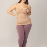 Sublime® Hands-Free Pumping & Nursing Tank | Beige