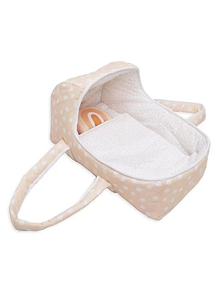 Wonder and Wise Dots and Rainbows Doll Carrier with Cookie