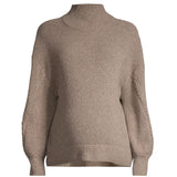 Crystal Mock-neck Sweater