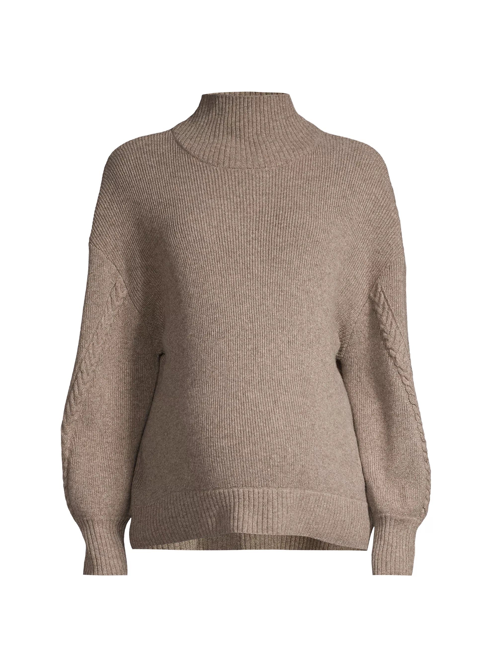 Crystal Mock-neck Sweater