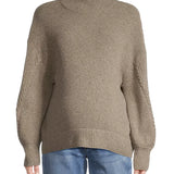 Crystal Mock-neck Sweater