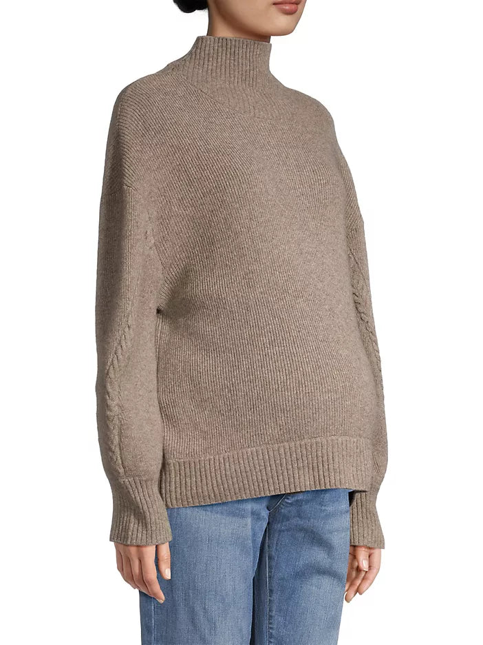 Crystal Mock-neck Sweater