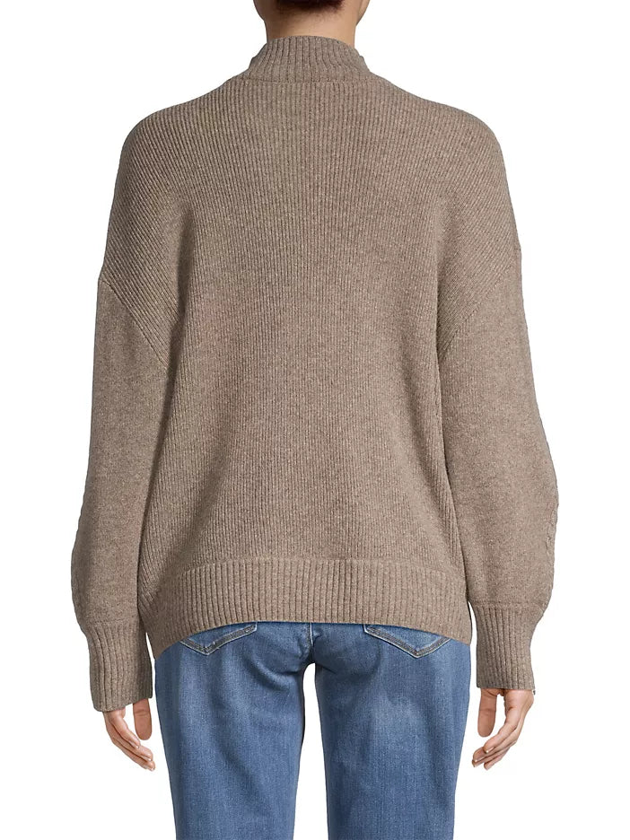Image of Crystal Mock-neck Sweater
