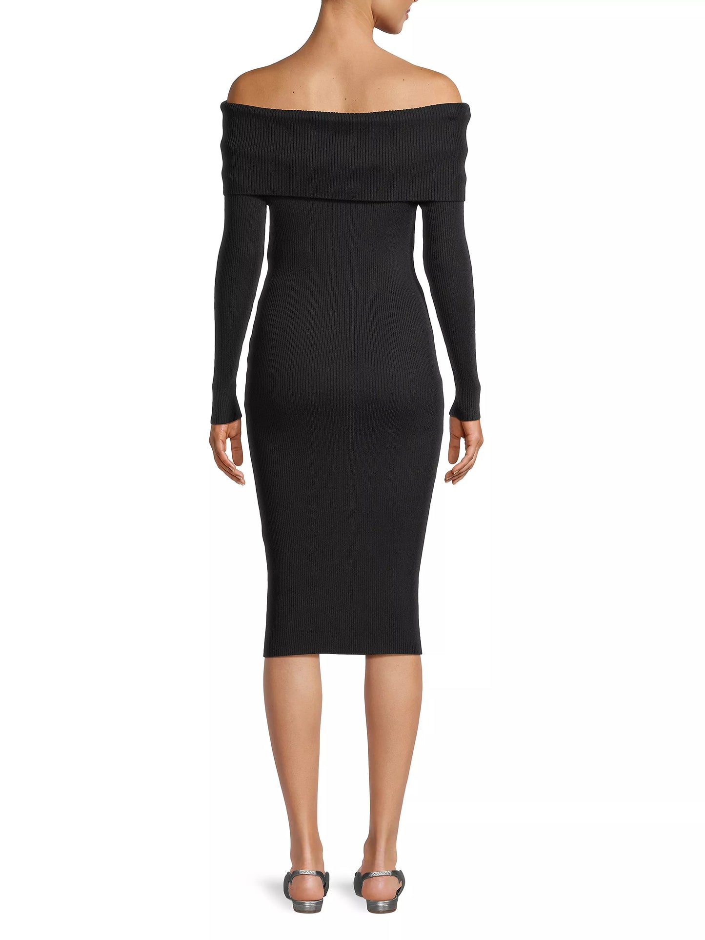 Carrie Off-Shoulder Knit Dress