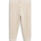 Colored Organics - Nelson Waffle Knit Jogger - Heather Oat: 6-12M