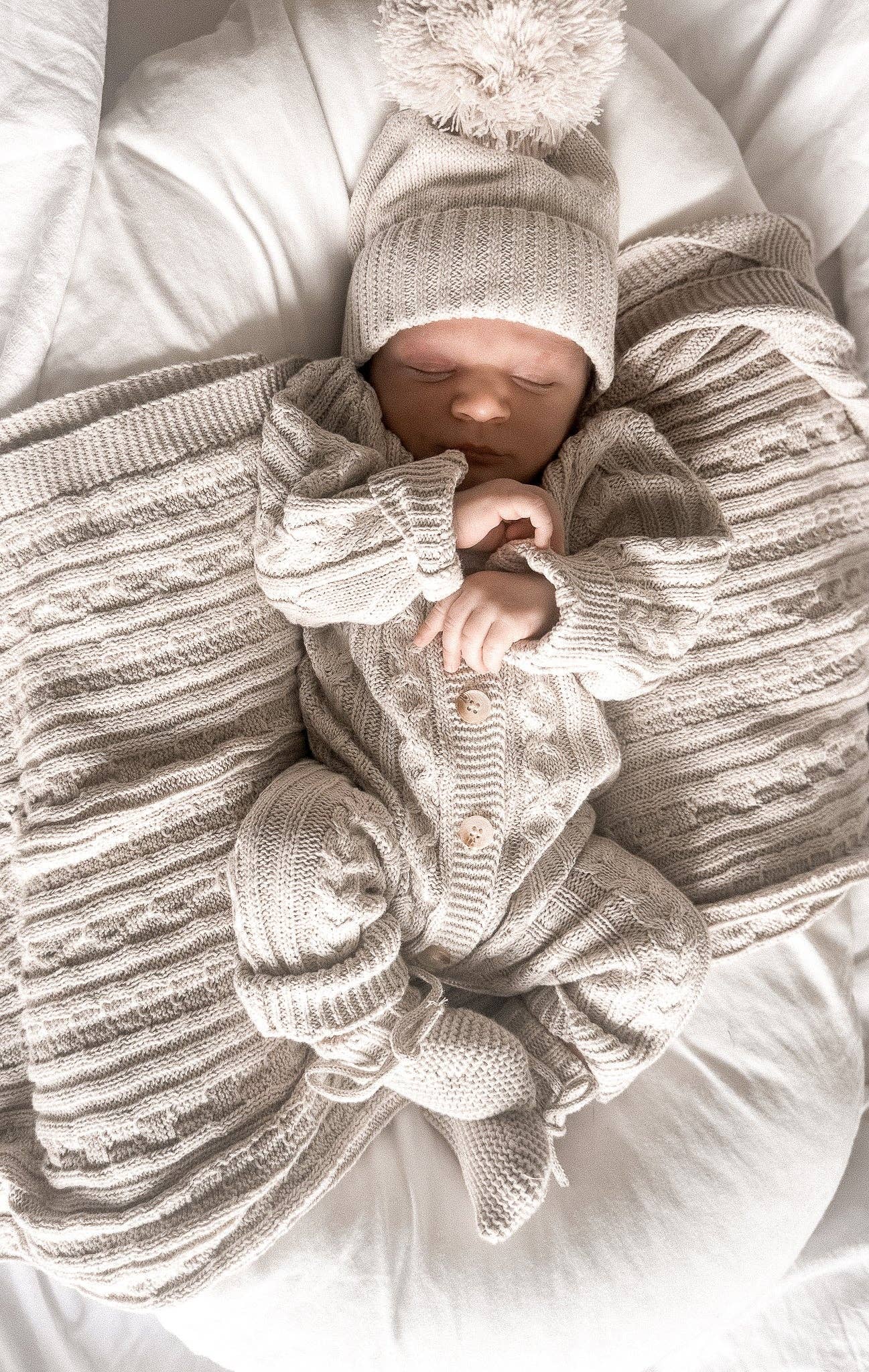 Image of Luna + Luca Classic Cable Knit Jumpsuit