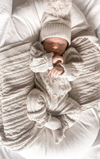 Luna + Luca Classic Cable Knit Jumpsuit