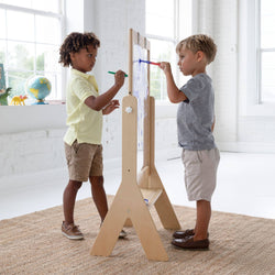 Image of Little Partners - Peek-A-Boo Art Easel - Transparent Art Easel