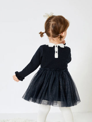 Midnight Sparkle Knit Dress