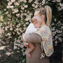 Image of Organic Cotton Muslin Burp Cloth 2-Pack