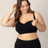 Sublime® Nursing Sports Bra | Black