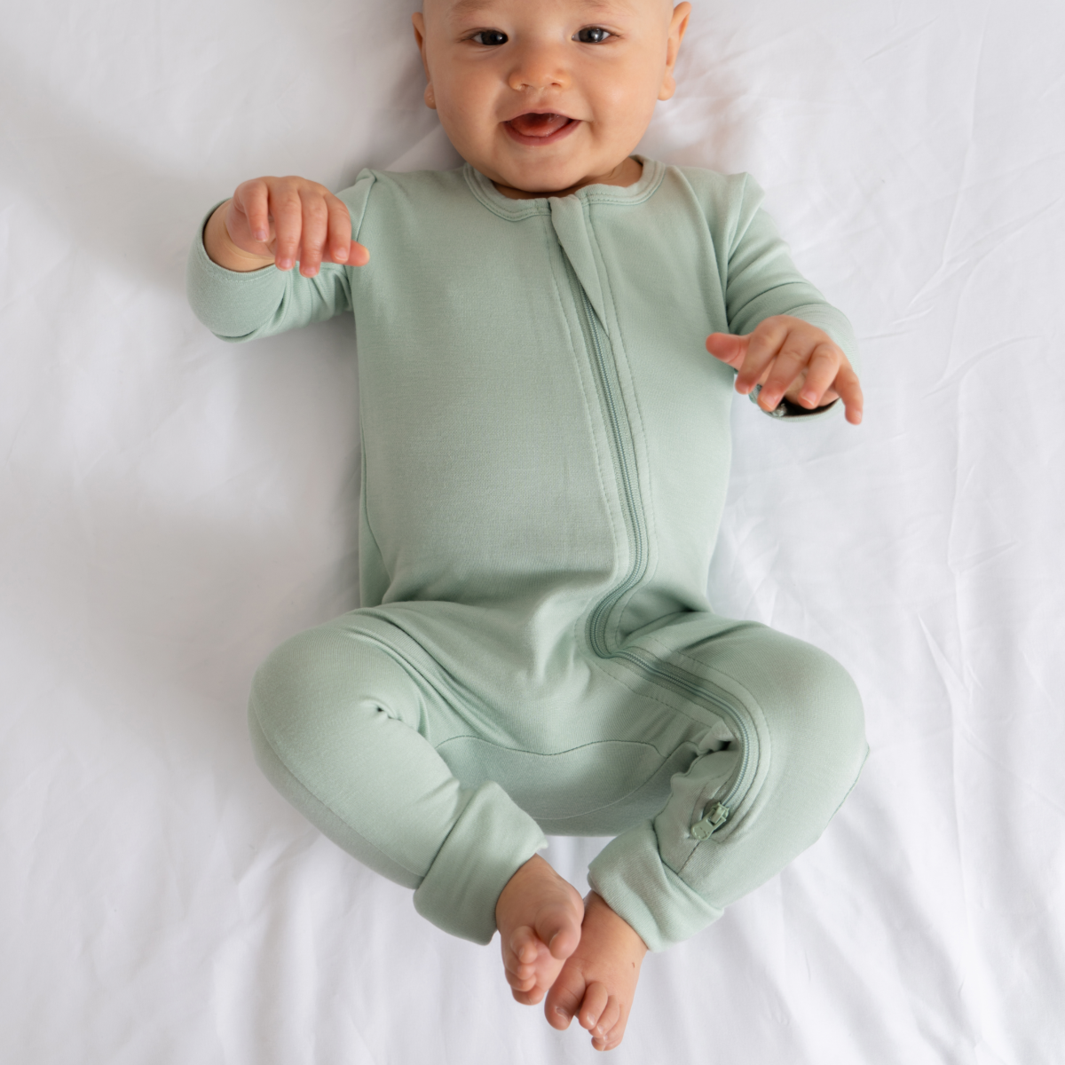 Image of Baby Bamboo Pajamas w/ DreamCuffs®