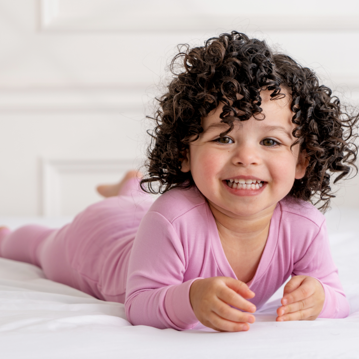 Image of Toddler/Kids Bamboo Pajamas - Misty Mauve