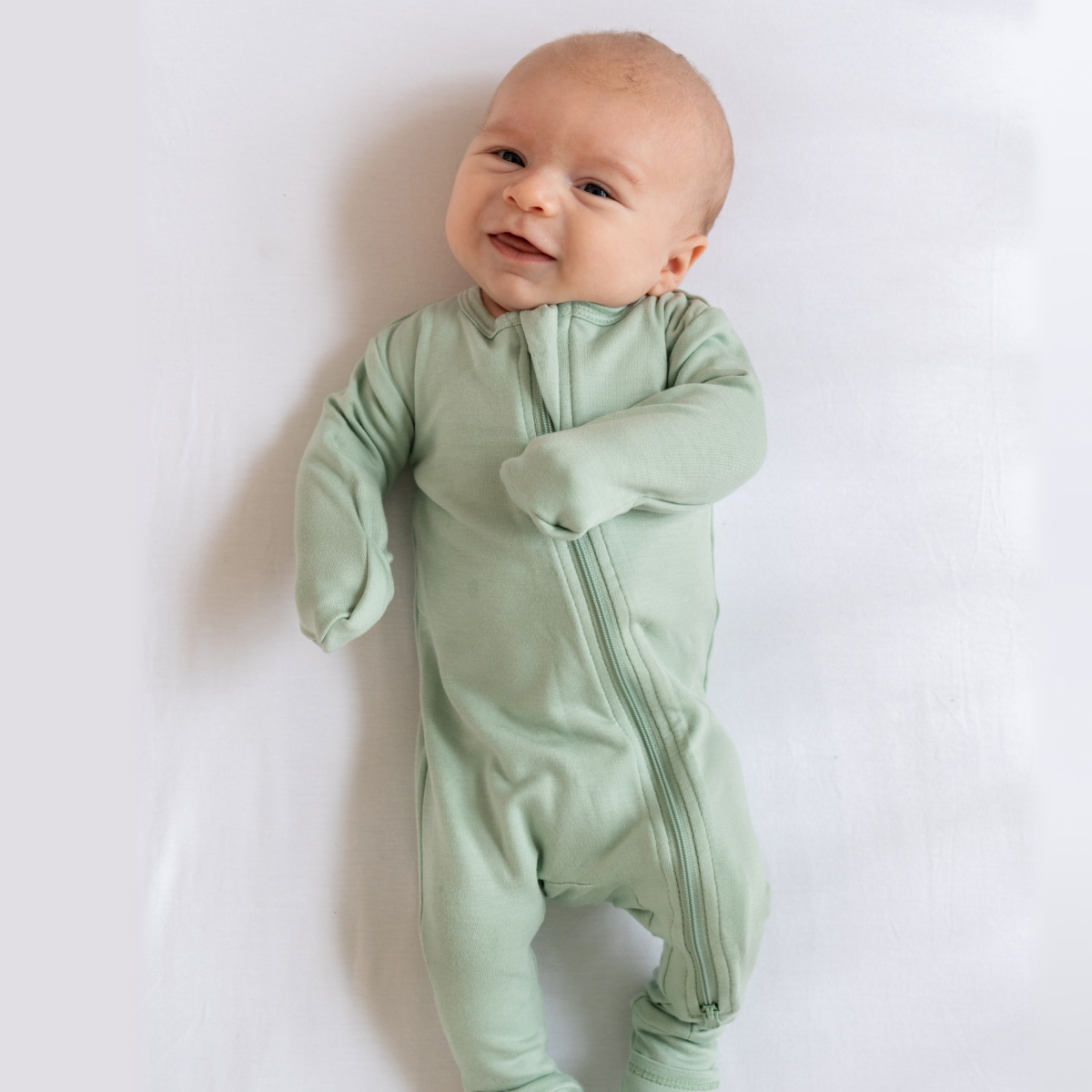 Image of Baby Bamboo Pajamas w/ DreamCuffs®