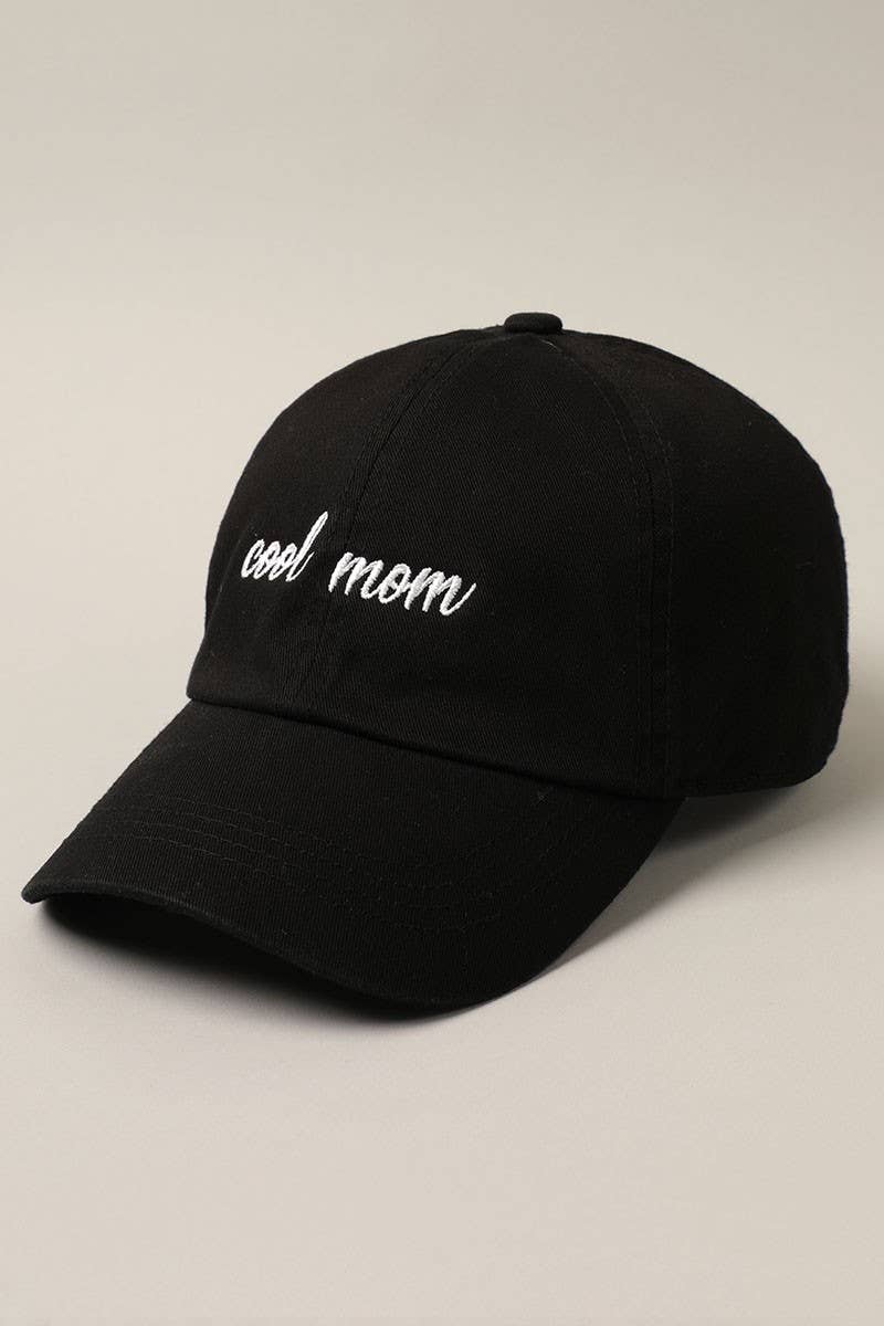 COOL MOM Embroidery Baseball Hat