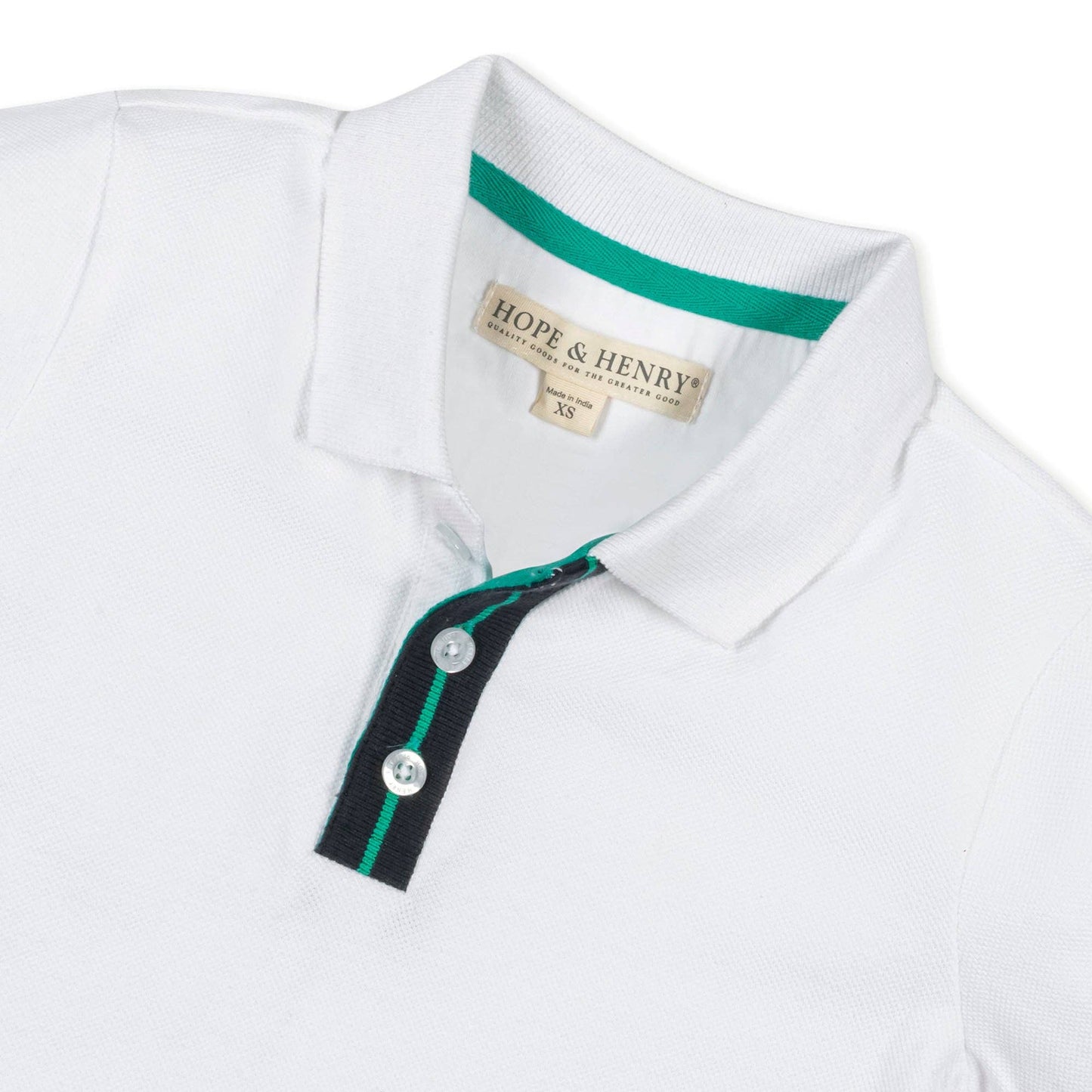 Hope and Henry - Organic Pique Polo