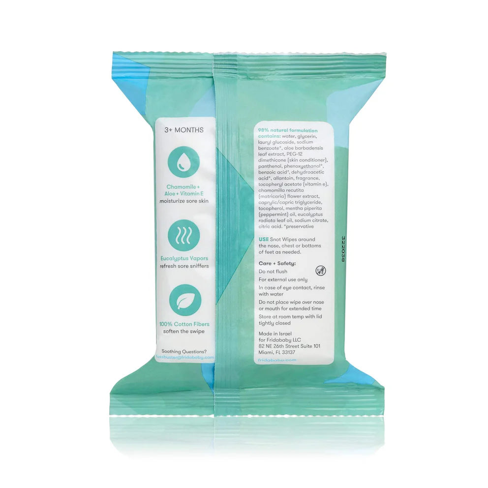 BreatheFrida™ the BoogerWiper Nose + Chest Wipes