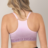 Sublime® Hands-Free Pumping & Nursing Sports Bra | Ombre Purple