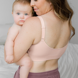 Sublime® Adjustable Crossover Nursing & Lounge Bra | Soft Pink