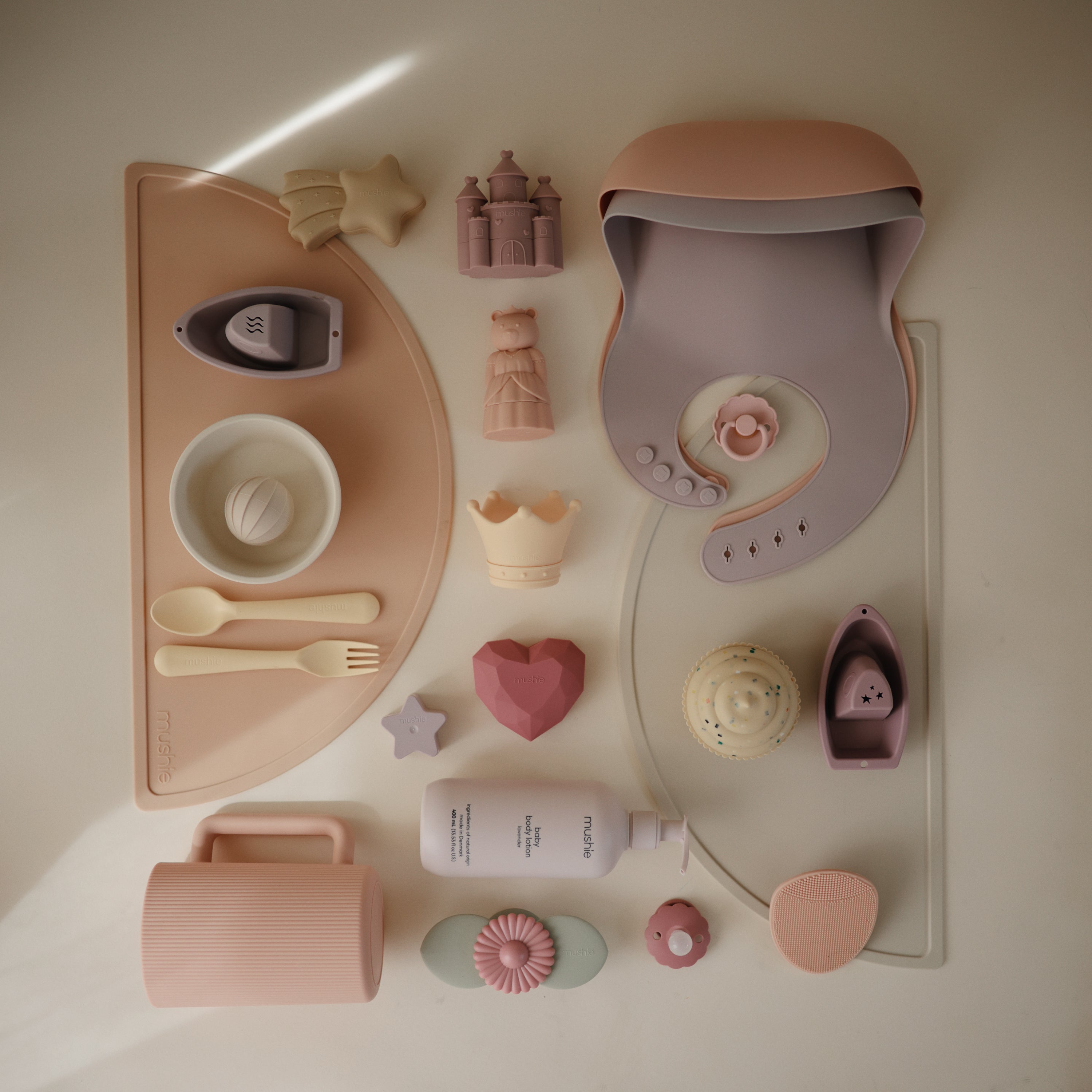 Image of Princess Mold Free Bath Play Set - 4 Pack