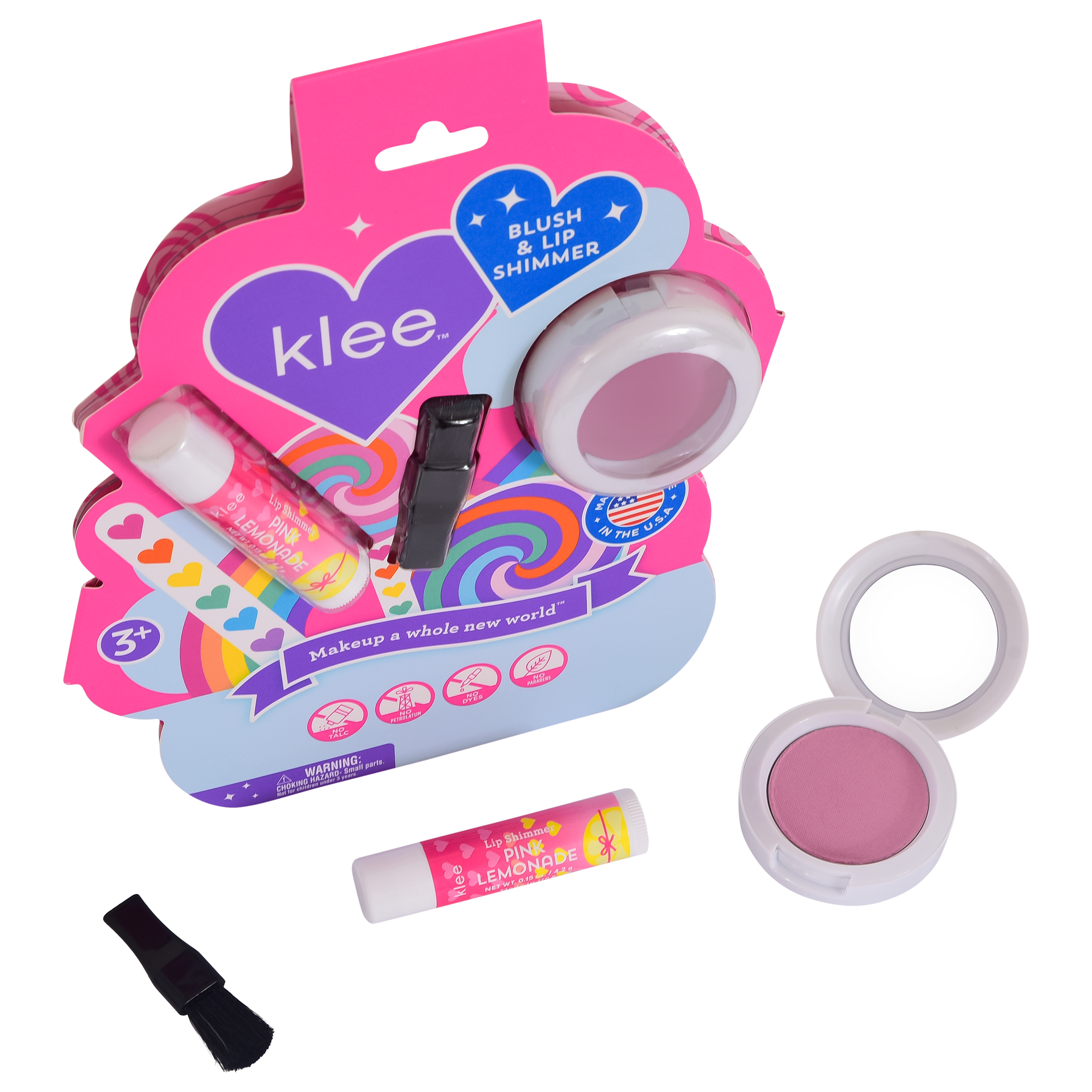 Rainbow Glitz - Blush and Lip Shimmer Set