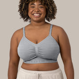 Sublime® Hands-Free Pumping & Nursing Bra | Grey