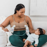 Sublime® Hands-Free Pumping & Nursing Bra | Latte