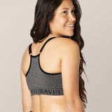 Sublime® Nursing Sports Bra | Heather Grey