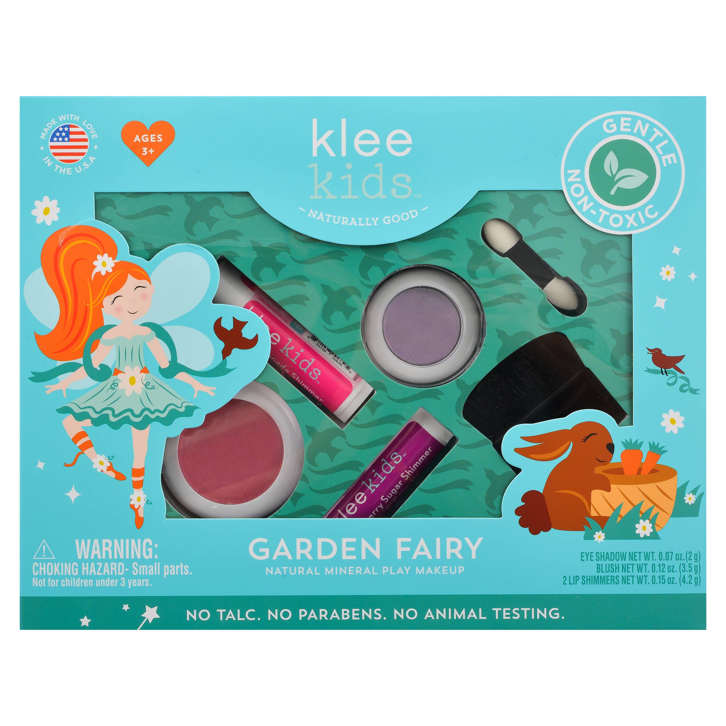 Klee Kids Natural Play Makeup 4-PC Kit: Crystal Palace Fairy