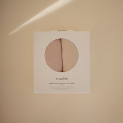 Image of Extra Soft Muslin Crib Sheet - 2 Pack