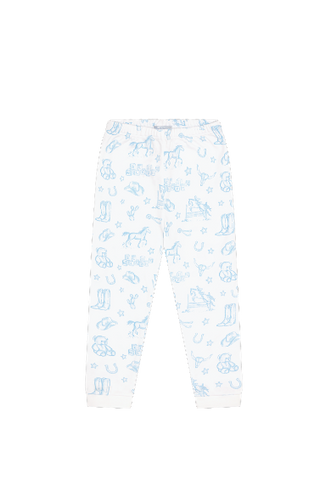 Nellapima - Blue Lone Star Toile Pajamas