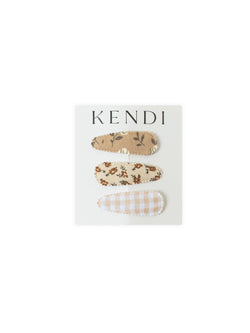 Image of Colored Organics - KENDI Baby Hair Clips 3 Pack