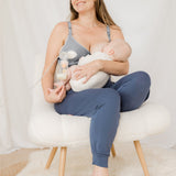 Sublime® Hands-Free Pumping & Nursing Bra | Grey