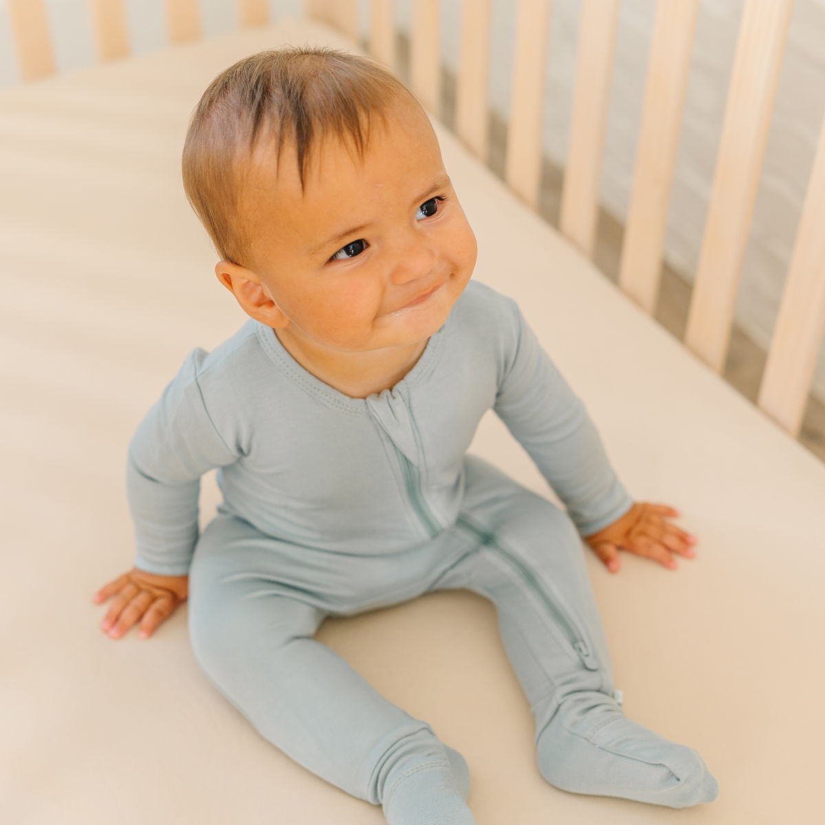Image of Baby Bamboo Pajamas w/ DreamCuffs®