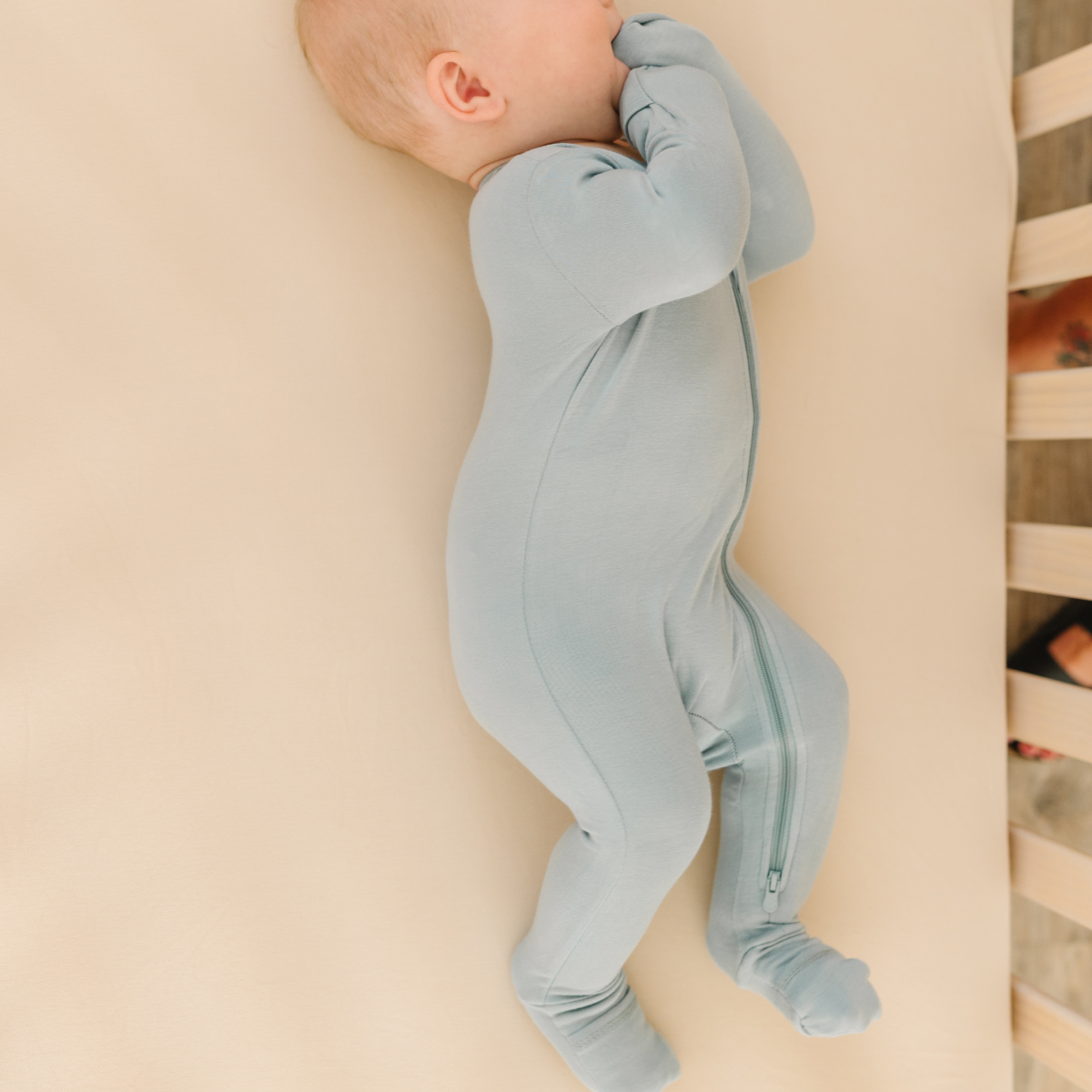 Image of Baby Bamboo Pajamas w/ DreamCuffs®