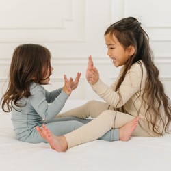 Image of Toddler/Kids Bamboo Pajamas - Slate