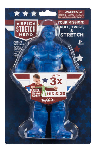 Toysmith - Epic Stretch Hero - 8.5" Tall, Stretches To 24"