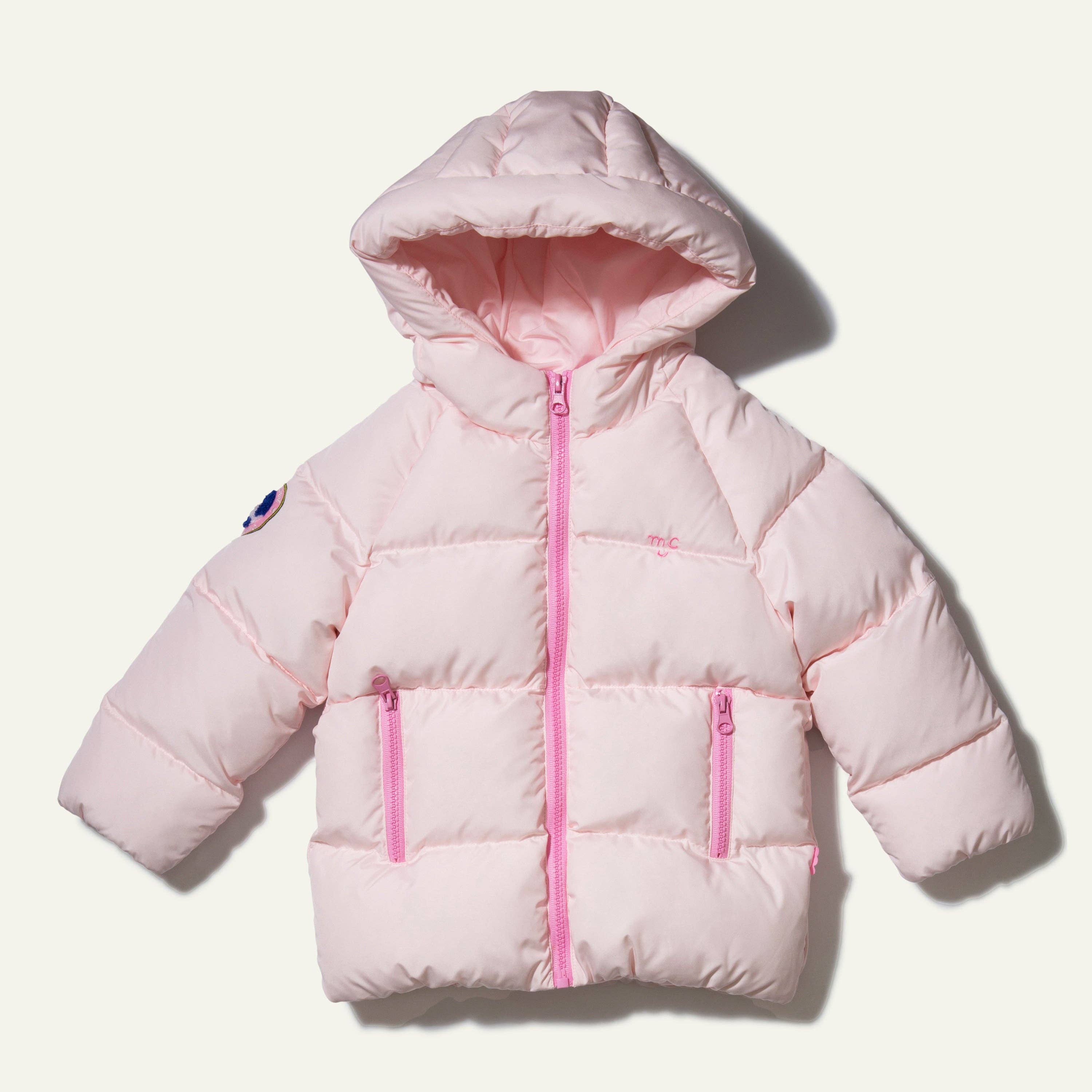 Nylon Pink MC Baby Puffer