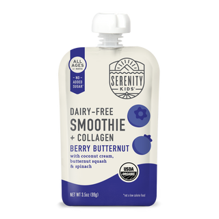 Serenity Kids Berry Butternut Smoothie with Grass Fed Collagen Pouch