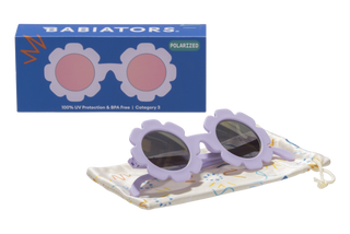 Babiators - Iris Polarized Flower Sunglasses with Mirrored Lens: Ages 3-5+