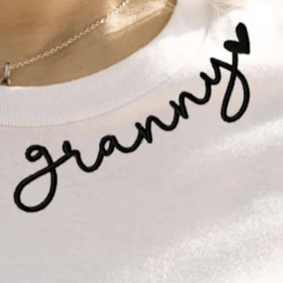 Bash - Mama Sweatshirt, Mama Collar Sweatshirt, Embroidered