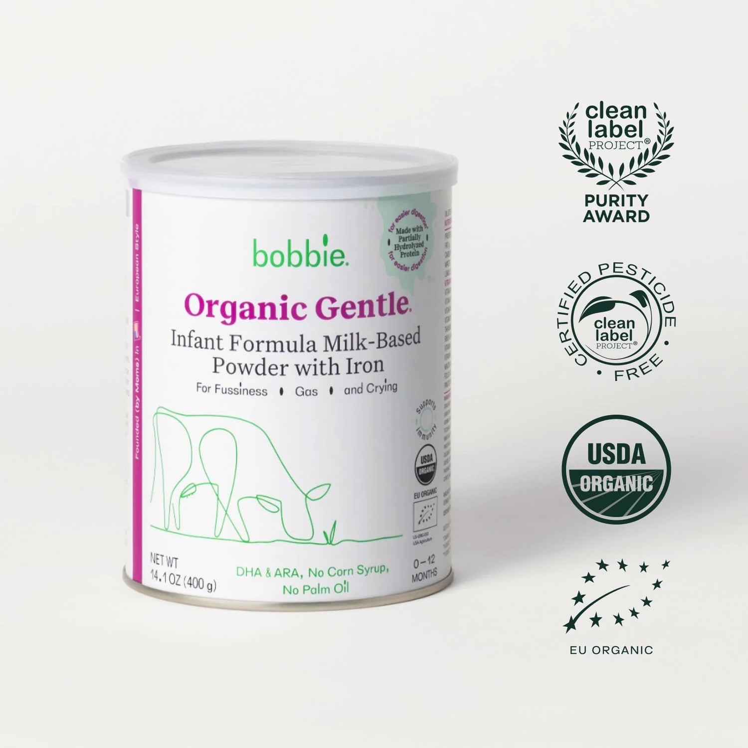 Bobbie Organic Gentle® Infant Formula -SNAP Eligible