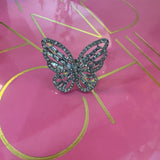 Silver Butterfly Ring