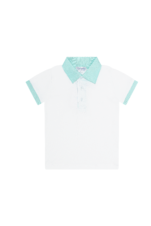 Image of Nellapima - Aqua Boy Capri Set: Aqua / Size 6