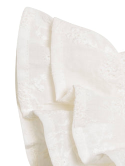 Image of Colored Organics - Organic Elowyn Eyelet Ruffle Bubble Romper